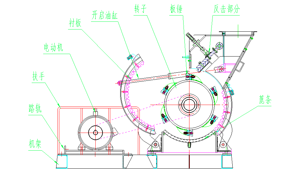 粗粉磨的結(jié)構(gòu)示意圖